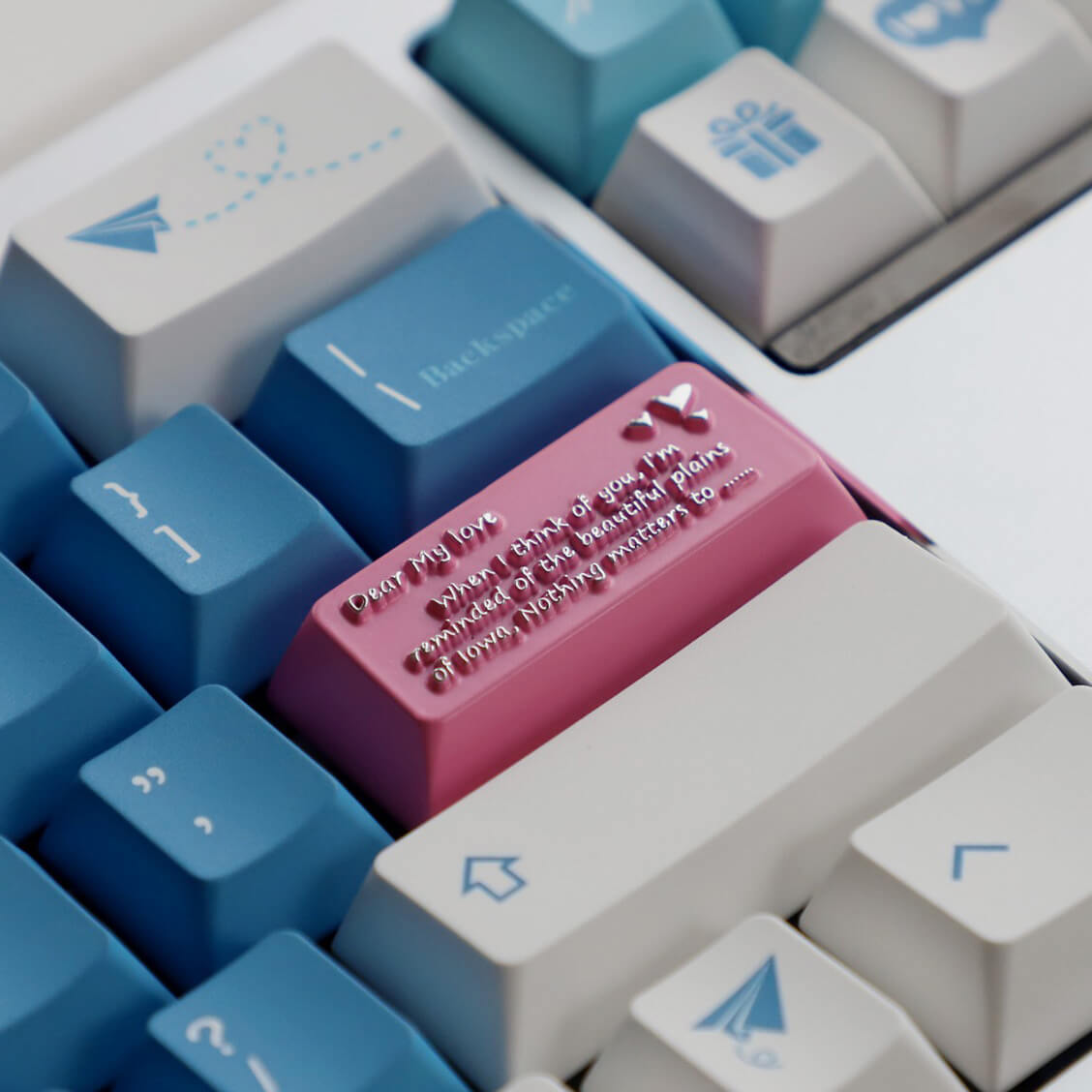 Love Letter Metal Keycap