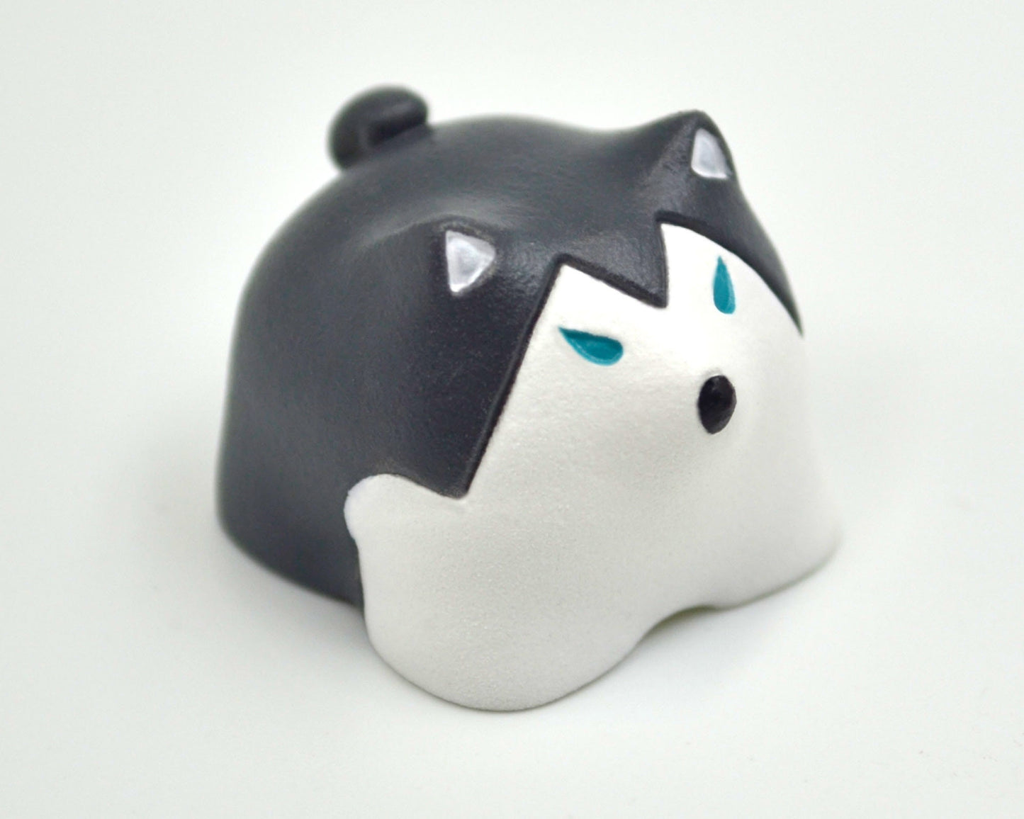 Pet dog Husky Alaska dog cute resin keycaps brown yellow black white cherry mx key cap