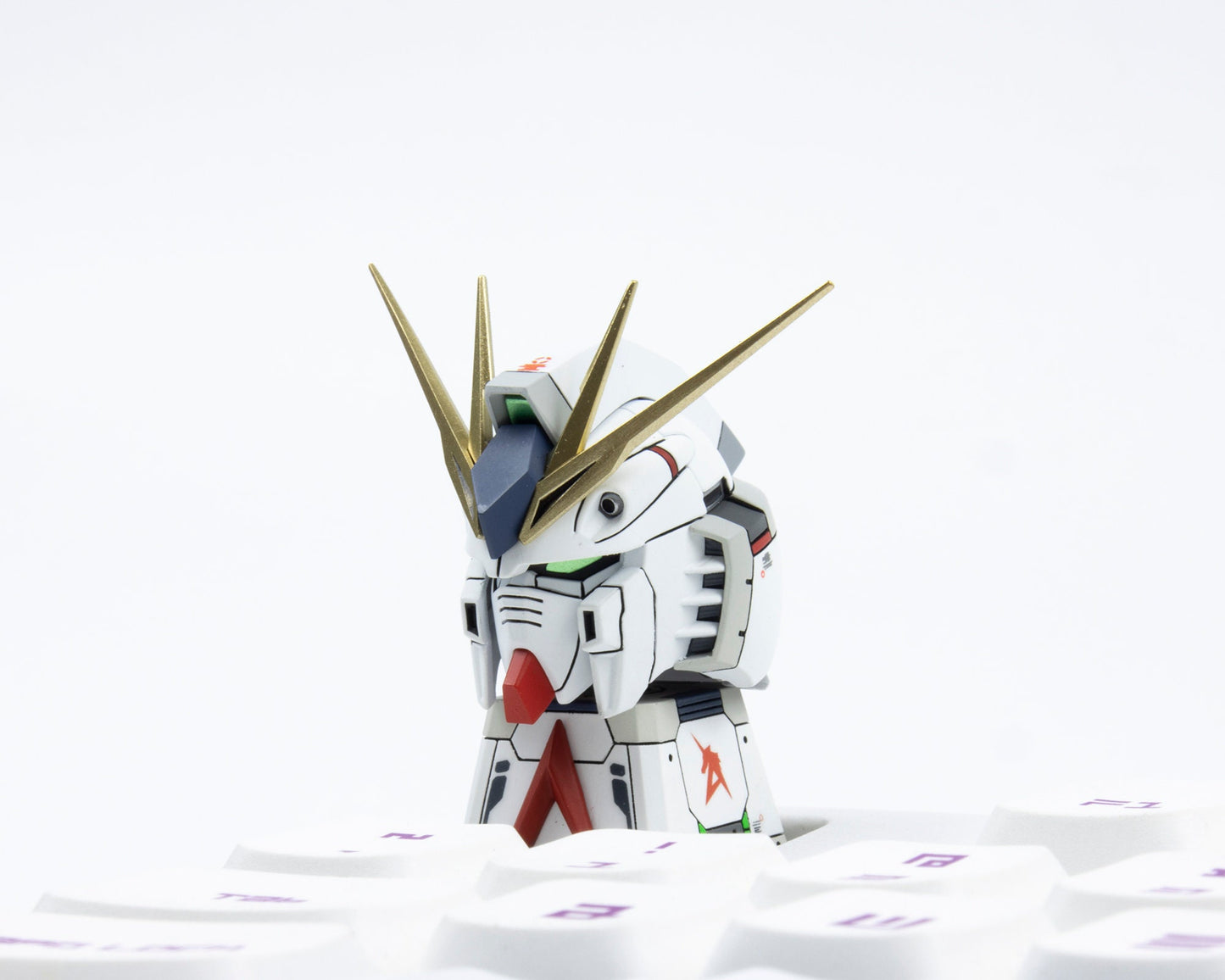 GUNDAM model RX-93 head artisan keycaps cherry mx anime ガンダム resin mechanical keyboard keycap accessories