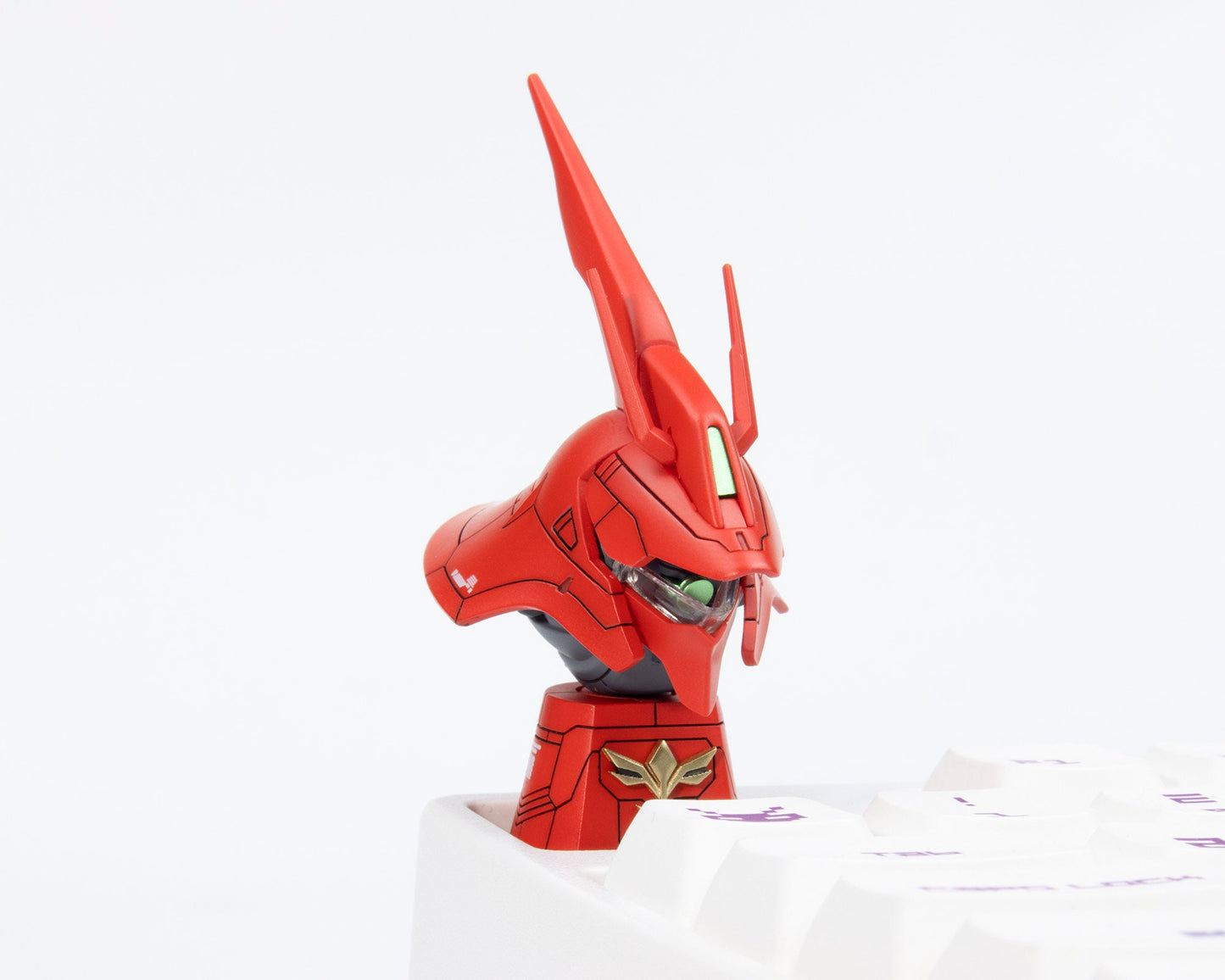 GUNDAM SAZABI model head サザビ-artisan keycaps cherry mx anime MSN-04 resin mechanical keyboard accessories