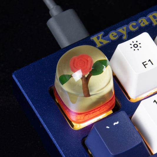 Le Petit Prince artisan keycaps cherry mx anime rose movie elephant mechanical keyboard