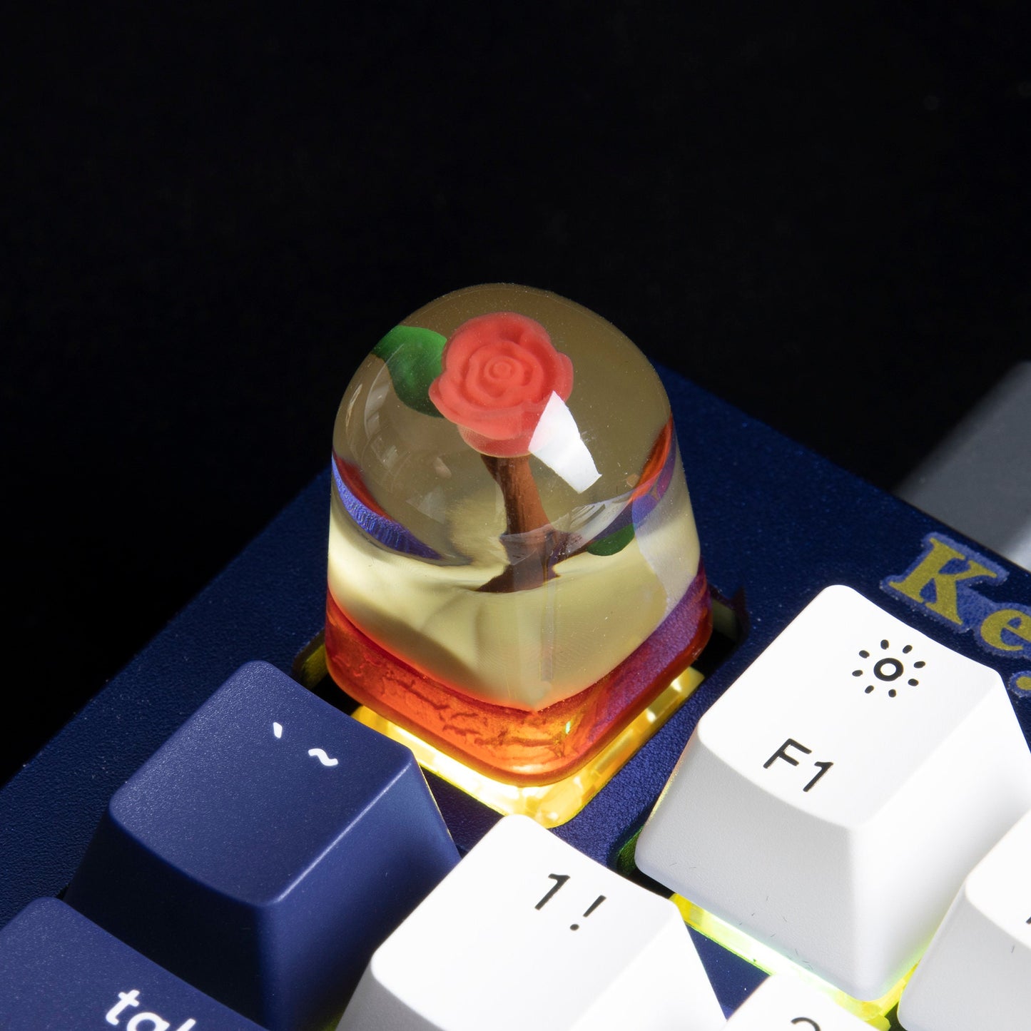 Le Petit Prince artisan keycaps cherry mx anime rose movie elephant mechanical keyboard