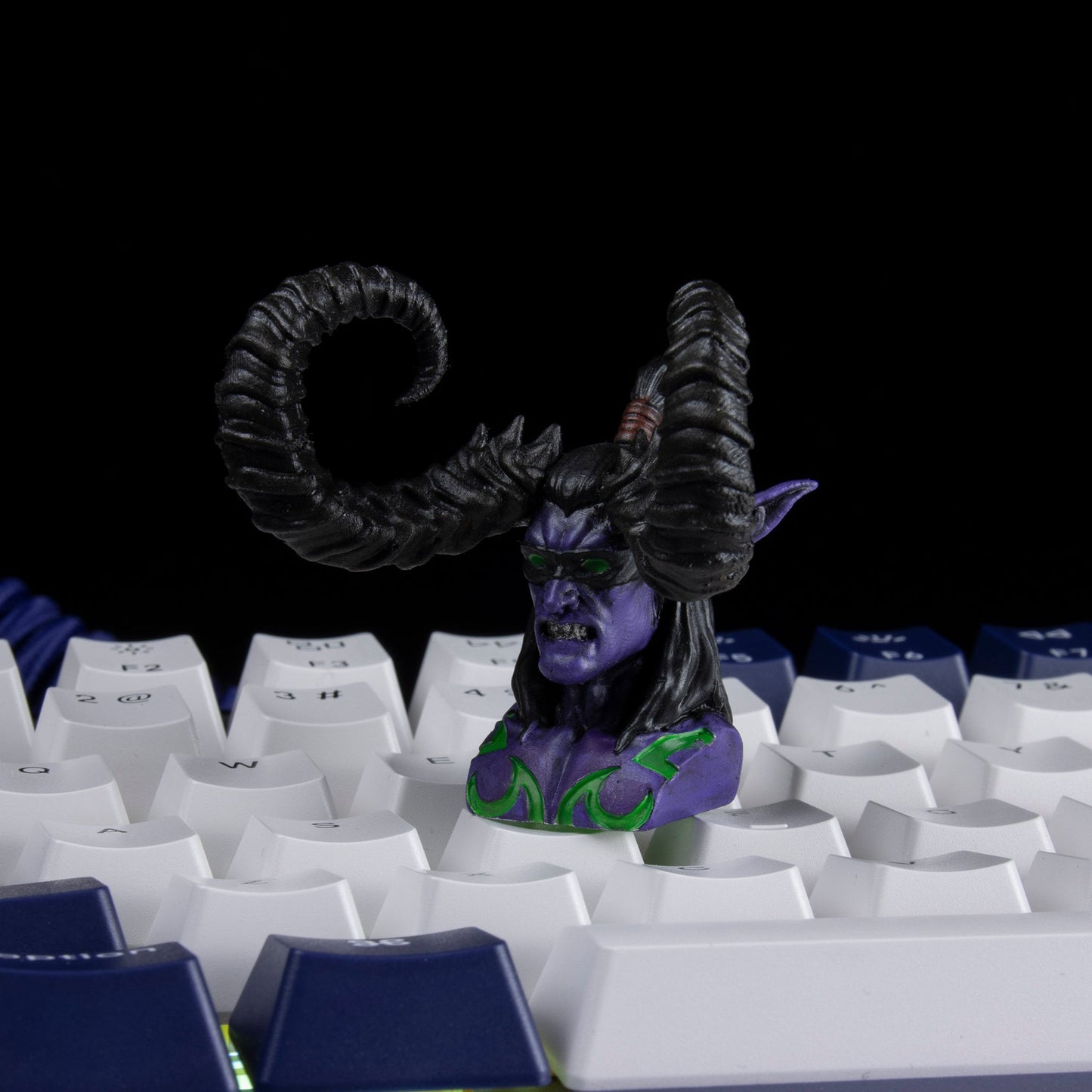 Warcraft Illidan resin keyboard resin keycaps cherry mx mechanical keyboard accessories