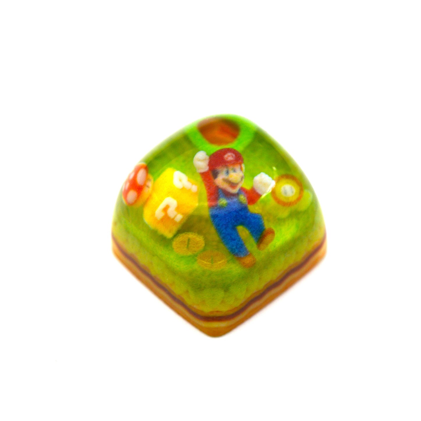 Mario Luigi resin keycap cherry mx artisan keycaps gaming mechanical keyboard