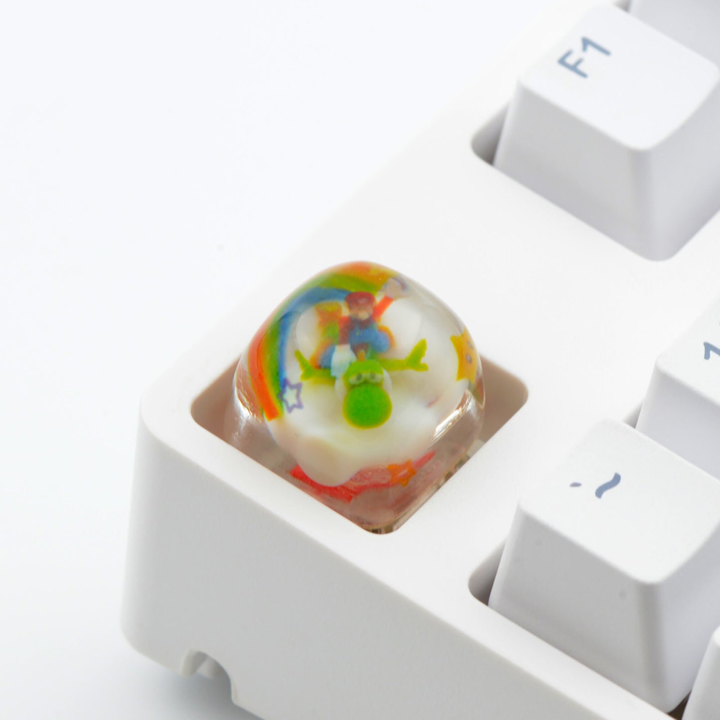 Mario Luigi resin keycap cherry mx artisan keycaps gaming mechanical keyboard