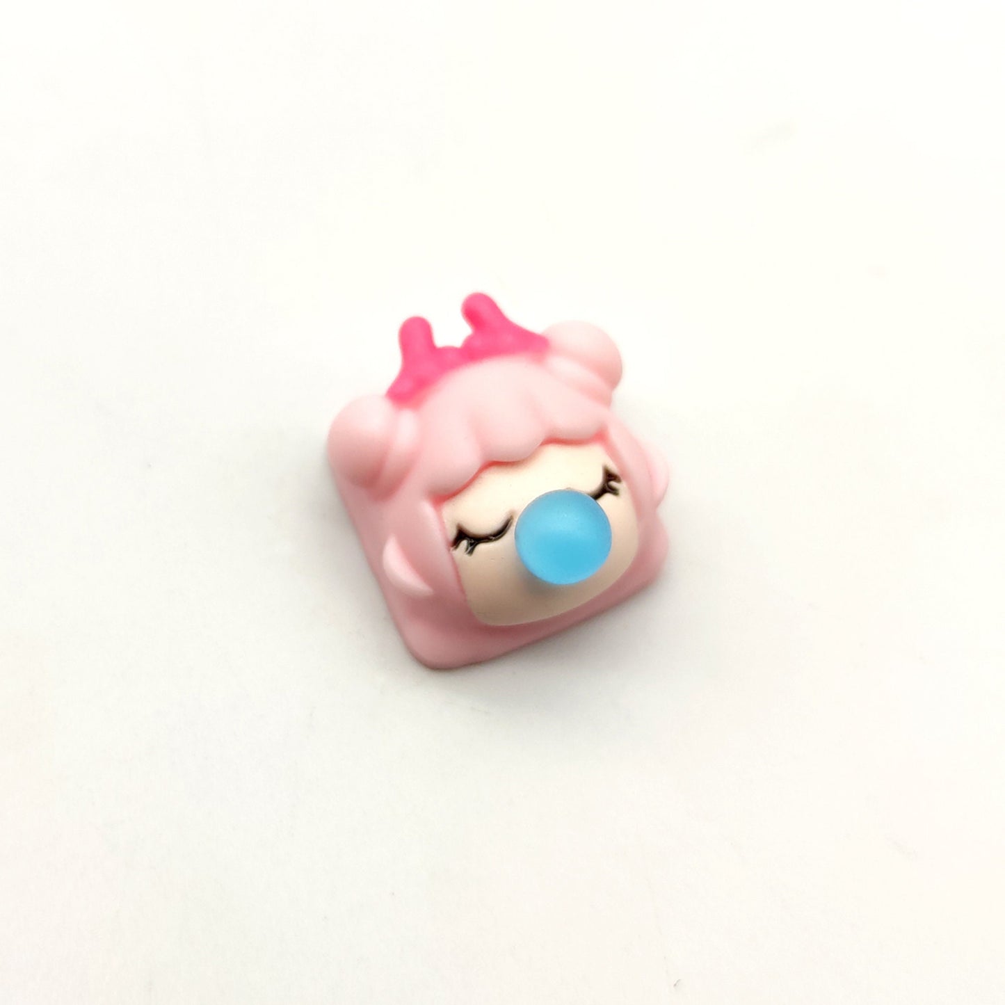 Cute girl artisan keycap resin cherry mx keycap mechanical keyboard key cap
