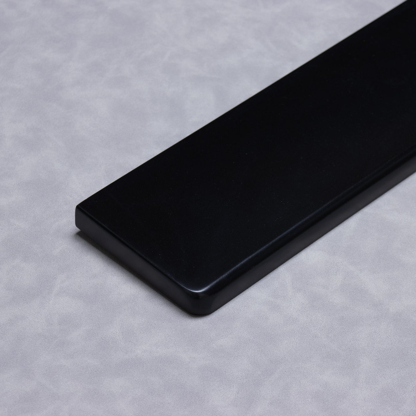 Quartz stone artisan full black wrist rest keyboard