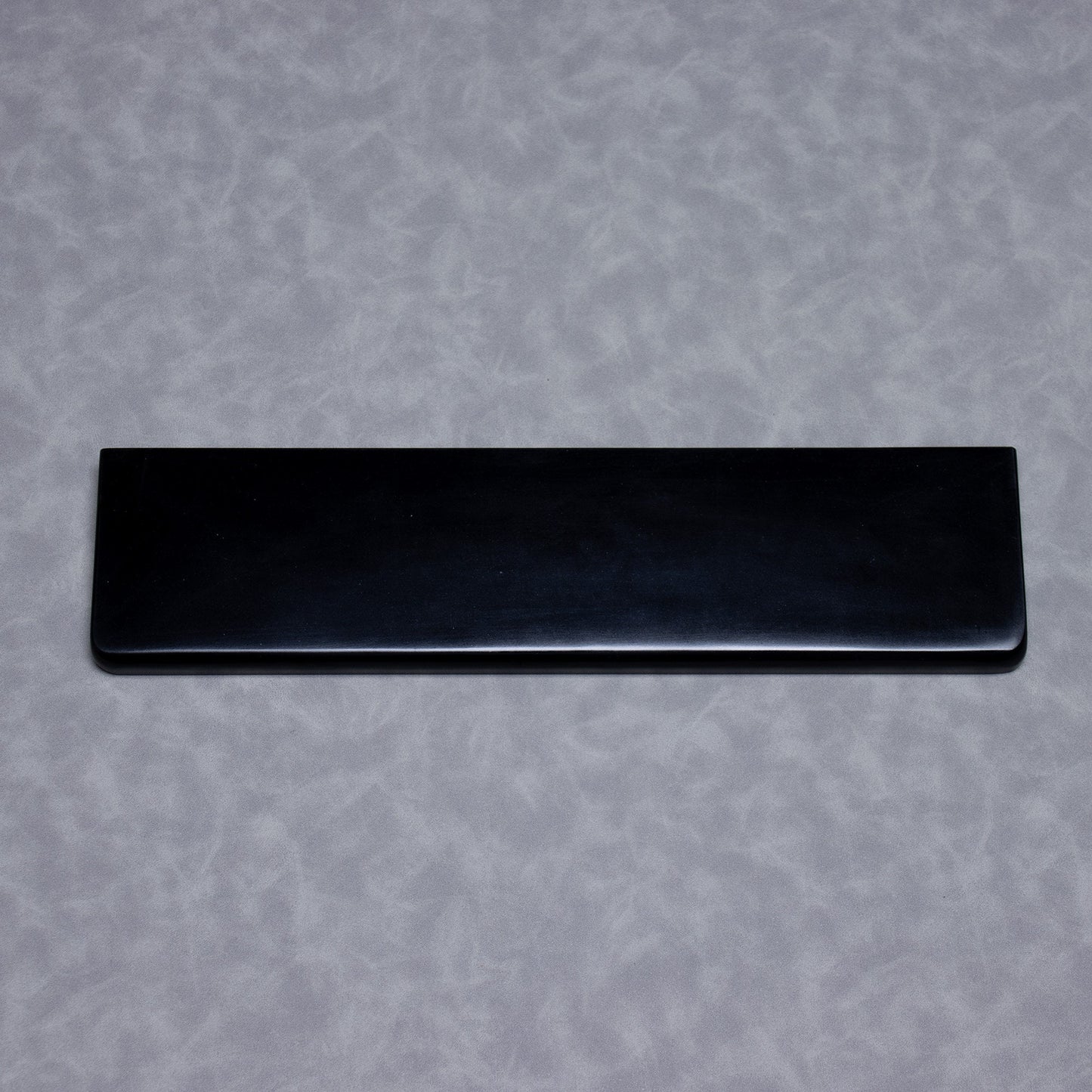 Quartz stone artisan full black wrist rest keyboard