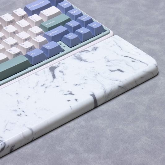 Artisan wrist rest quartz stone handmade palm rest keyboard