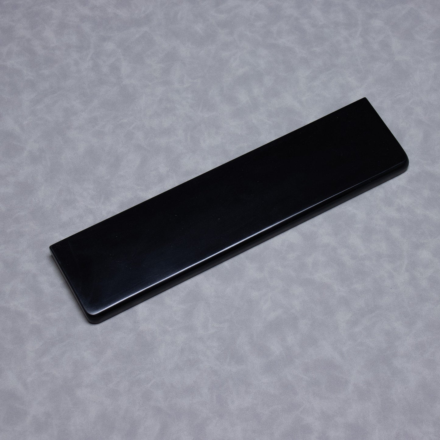 Quartz stone artisan full black wrist rest keyboard