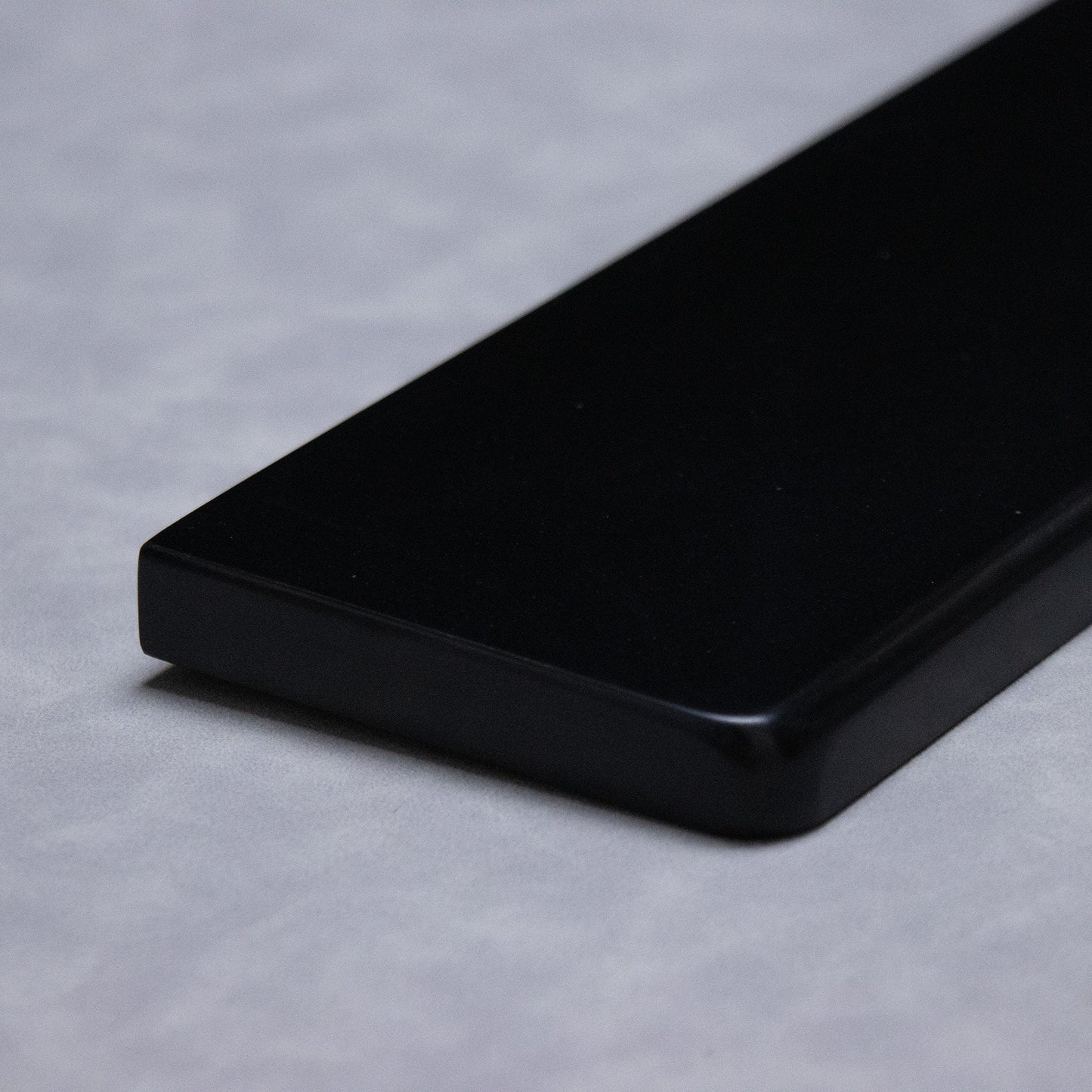 Quartz stone artisan full black wrist rest keyboard