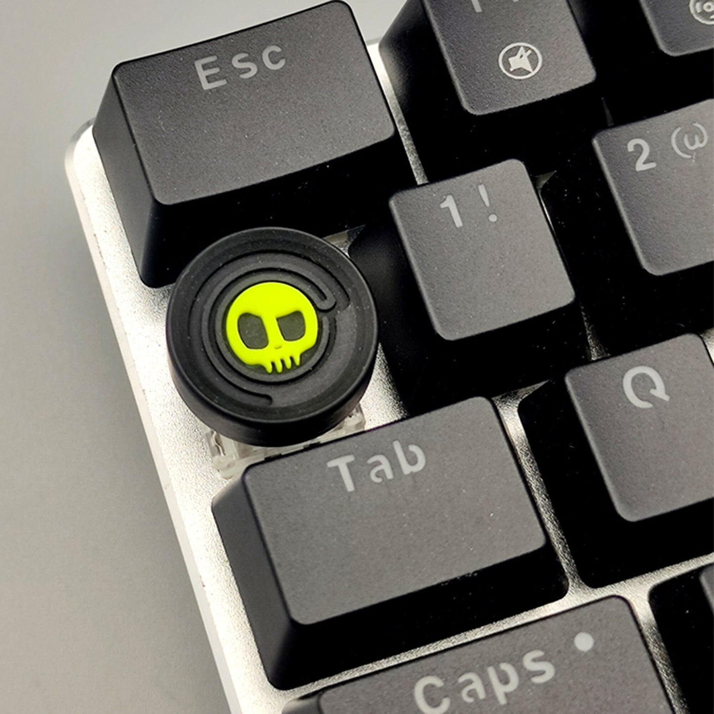 Devil round keycap cherry mx resin hand made keyboard