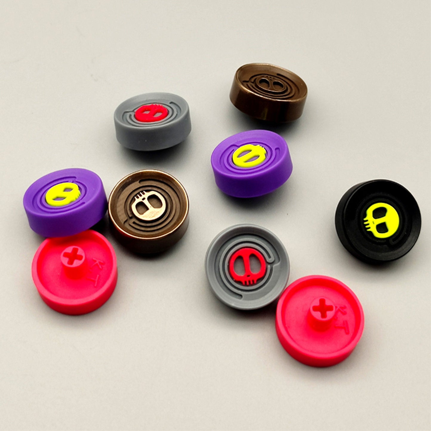 Devil round keycap cherry mx resin hand made keyboard