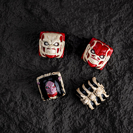 Titan keycap anime cute resin Jaw Colossal keyboard