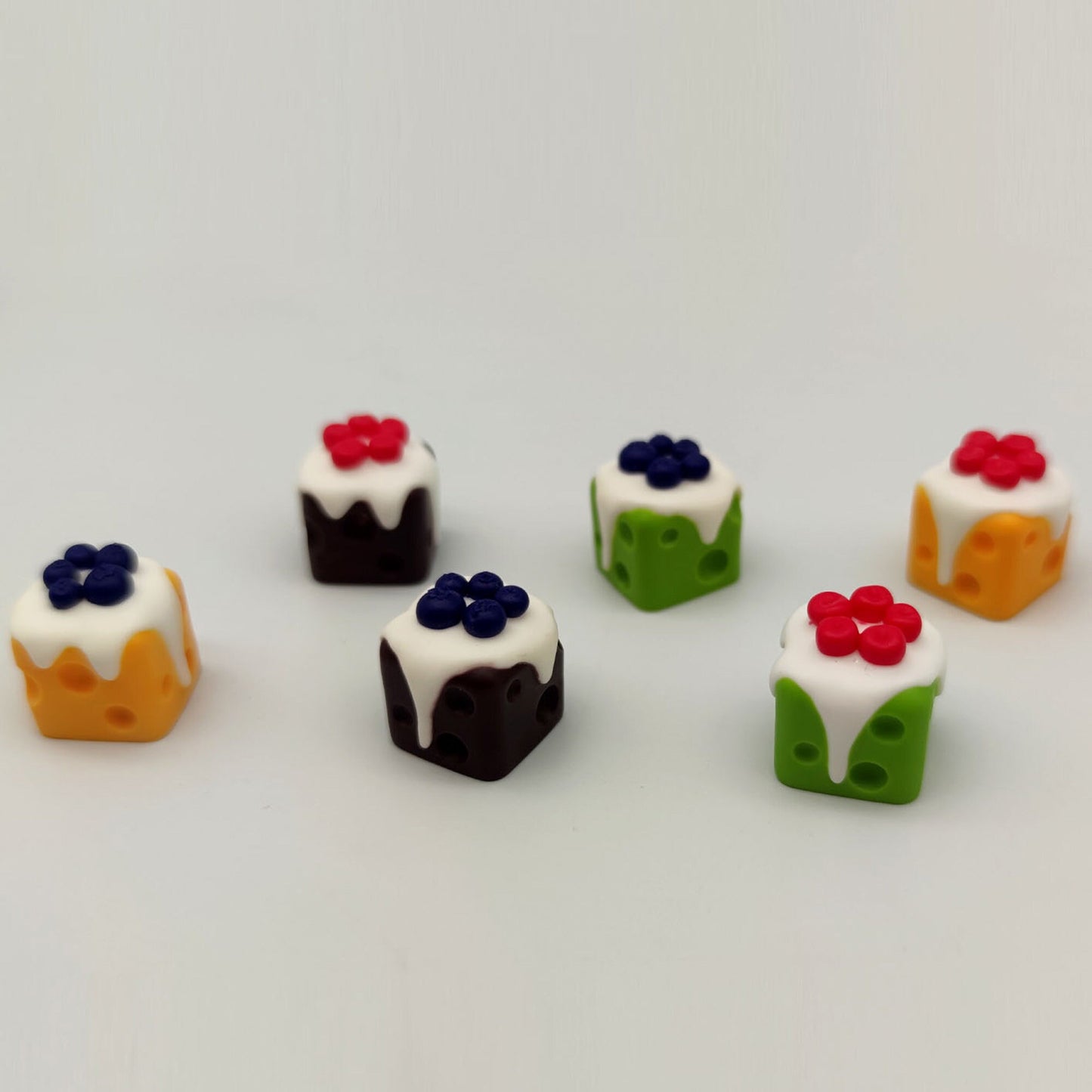 Cute keycap Cherry blueberry artisan keycap keyboard