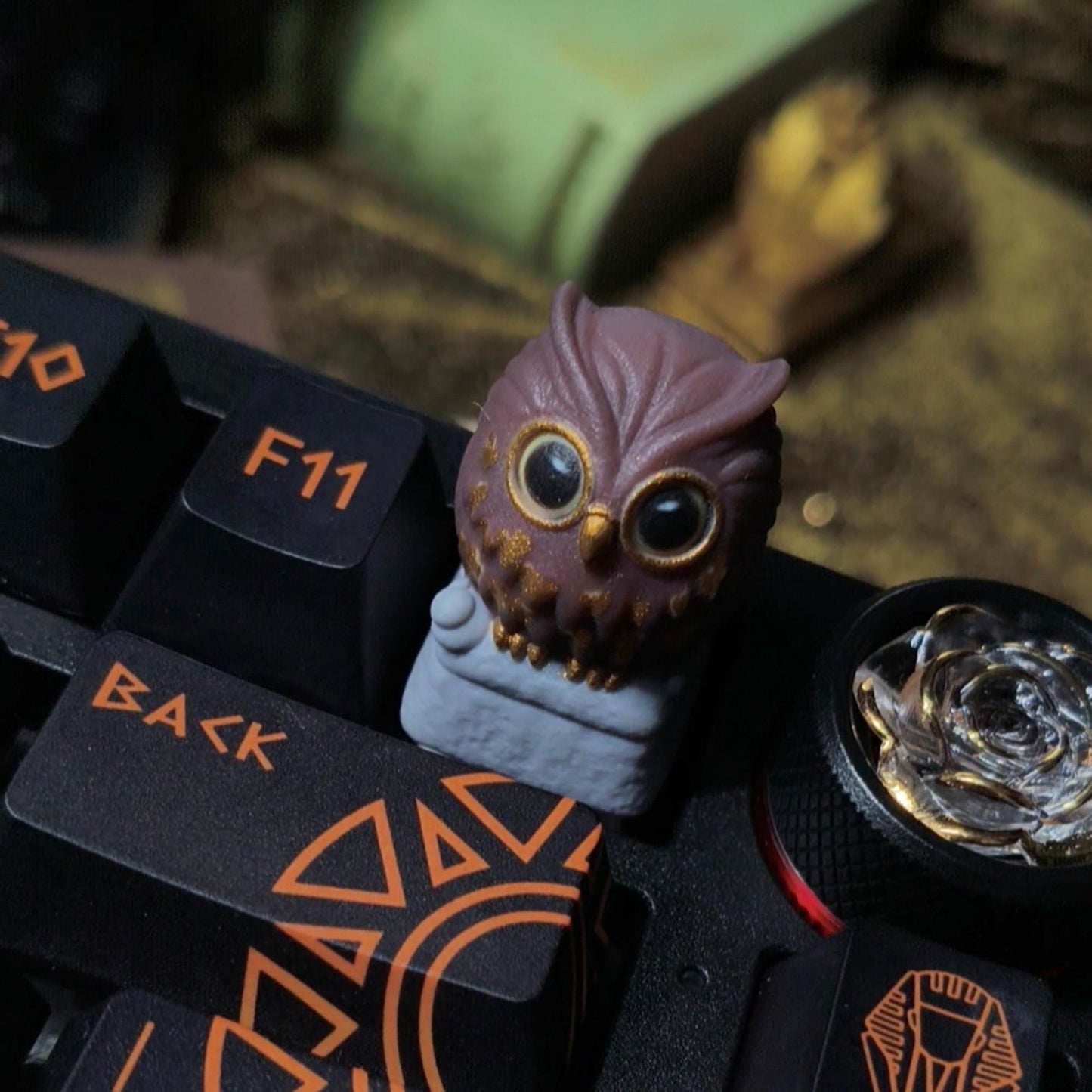 Owl animal keycap