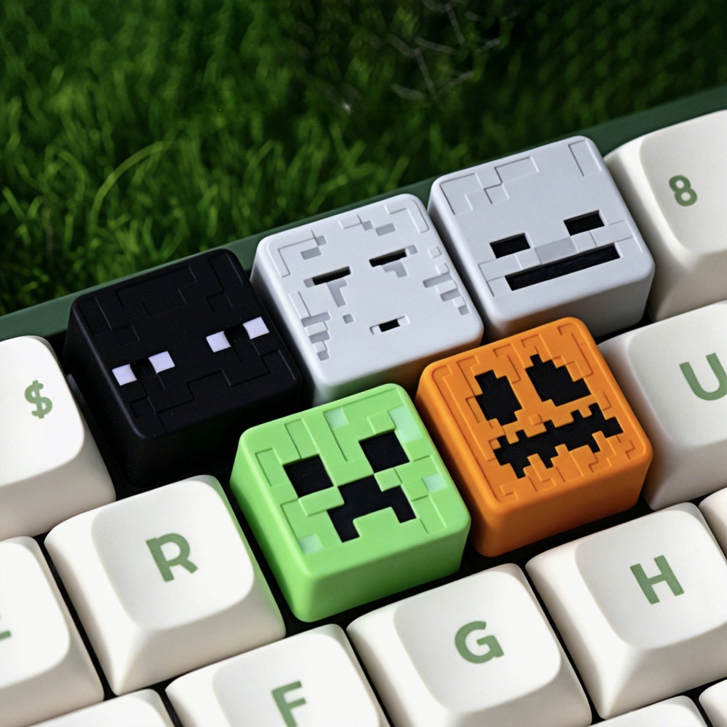 Minecraft Cube Pixel Resin Keycap