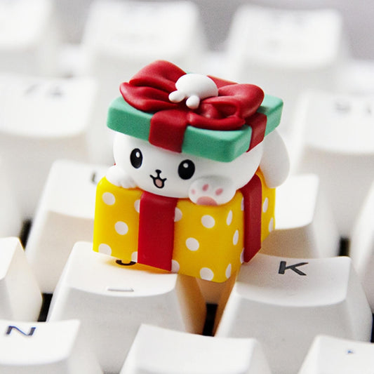 Gift Rabbit Resin Keycap