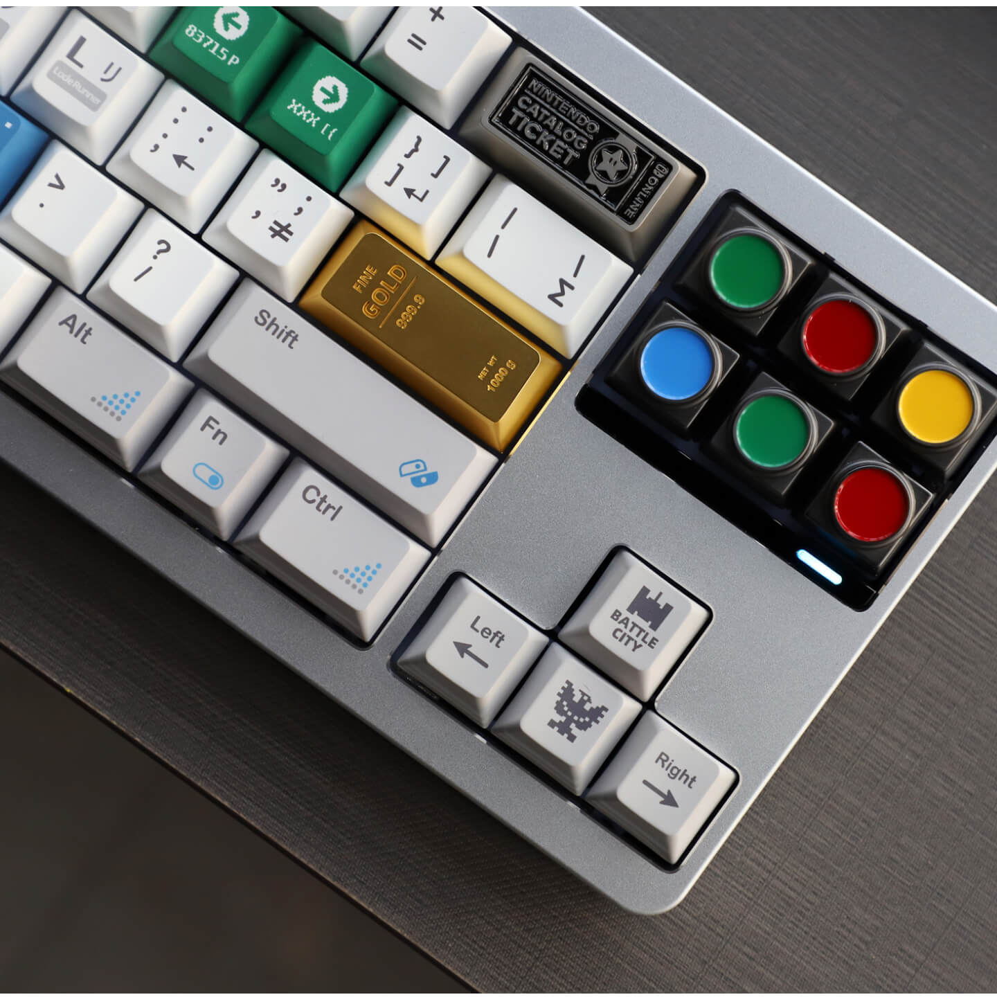 gold bar keycap enter keycapper