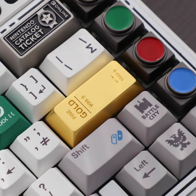 gold bar keycap enter keycapper