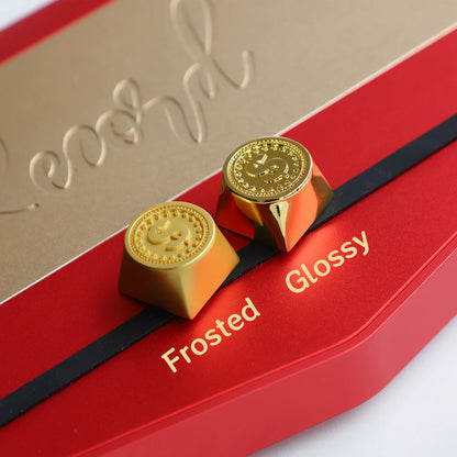 gold coin keycap keycapper