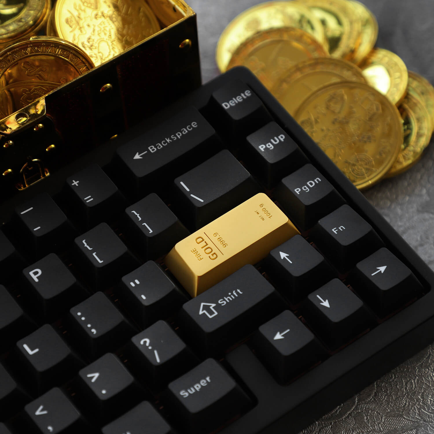 gold bar keycap keycapper