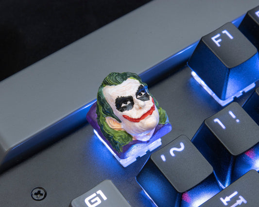 Joker movie resin handmade keycaps cherry mx key cap for mechanical keyboard