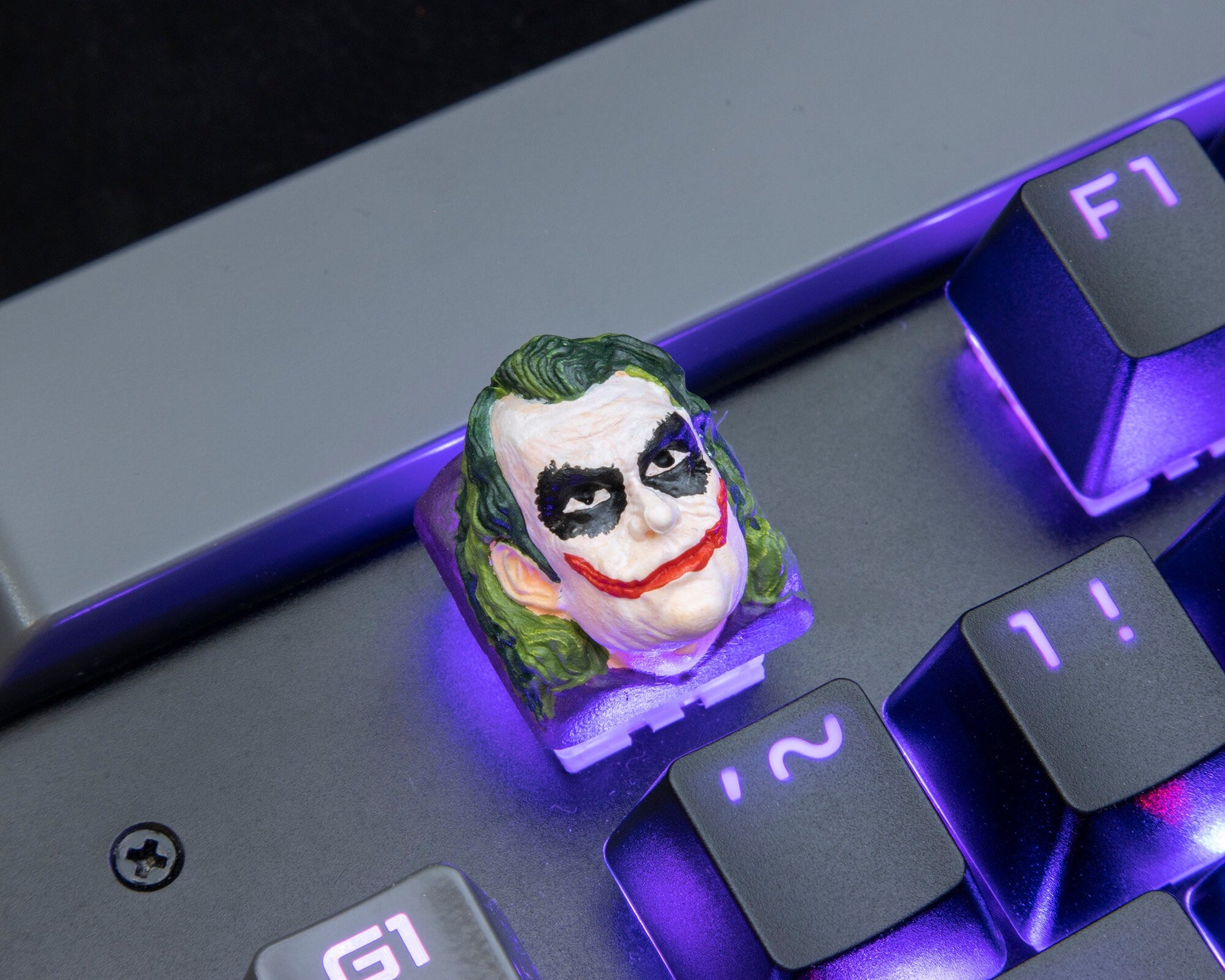 Joker movie resin handmade keycaps cherry mx key cap for mechanical keyboard