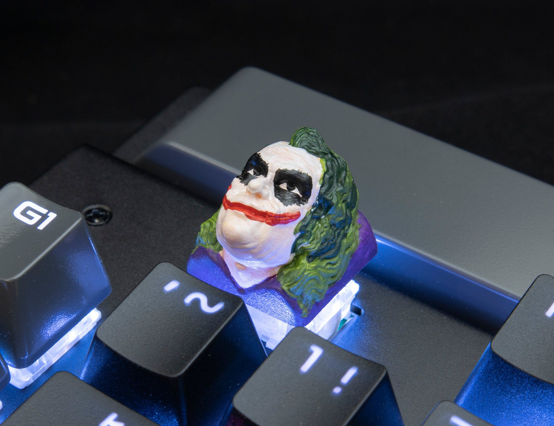 Joker movie resin handmade keycaps cherry mx key cap for mechanical keyboard