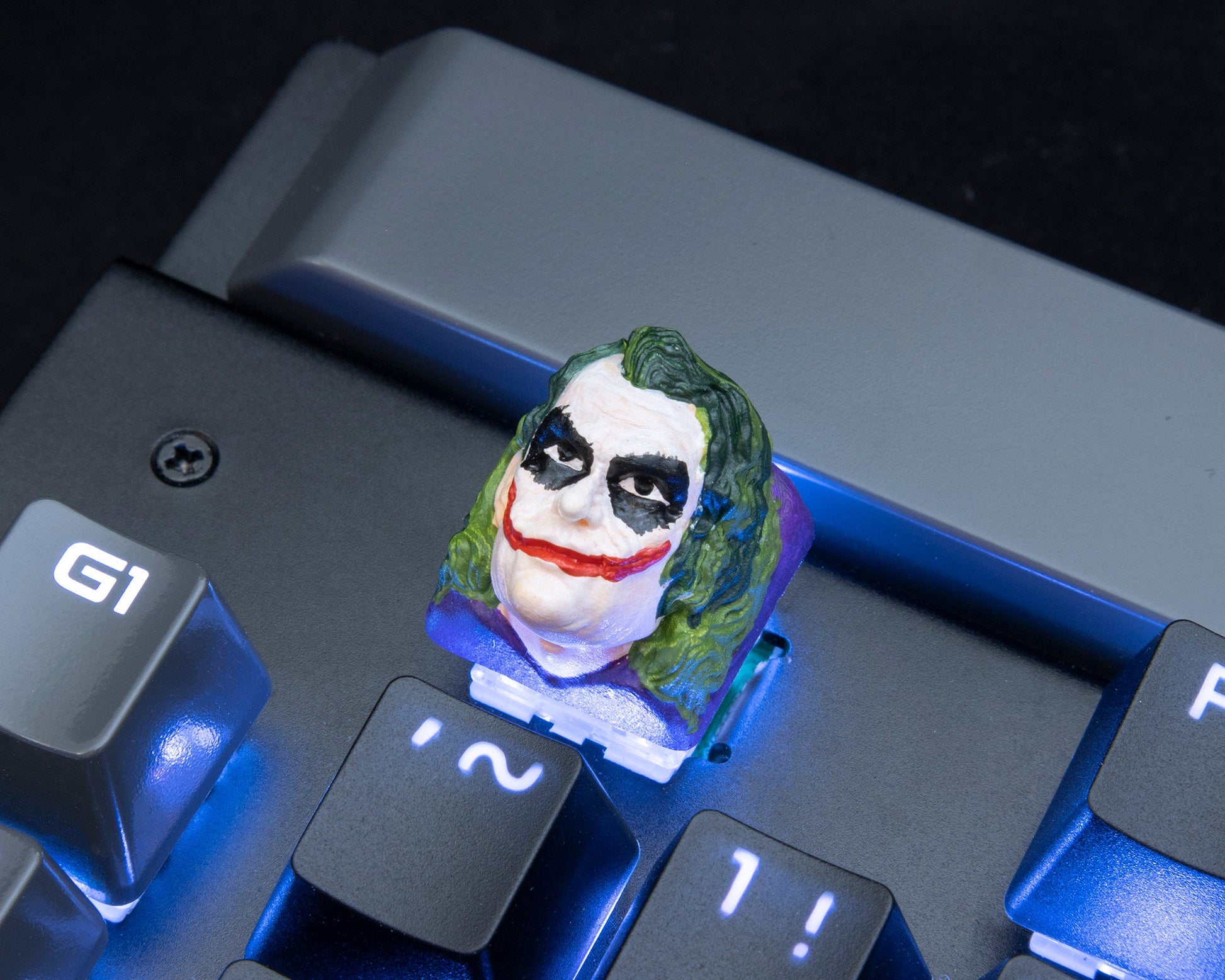 Joker movie resin handmade keycaps cherry mx key cap for mechanical keyboard