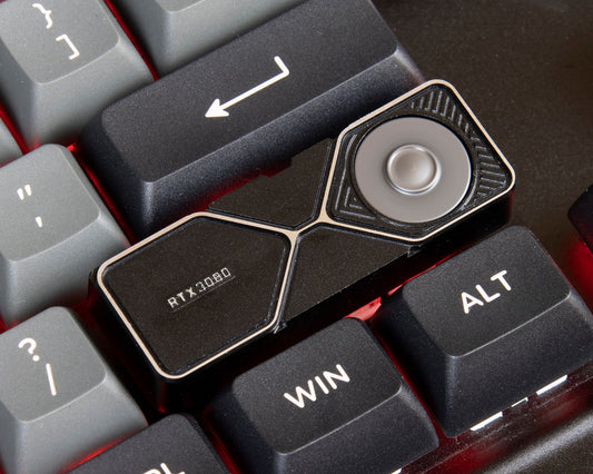 RTX3080 4090 GPU metal 2.75U 2.75X keycap cherry mx right shift keycaps mechanical keyboard gift
