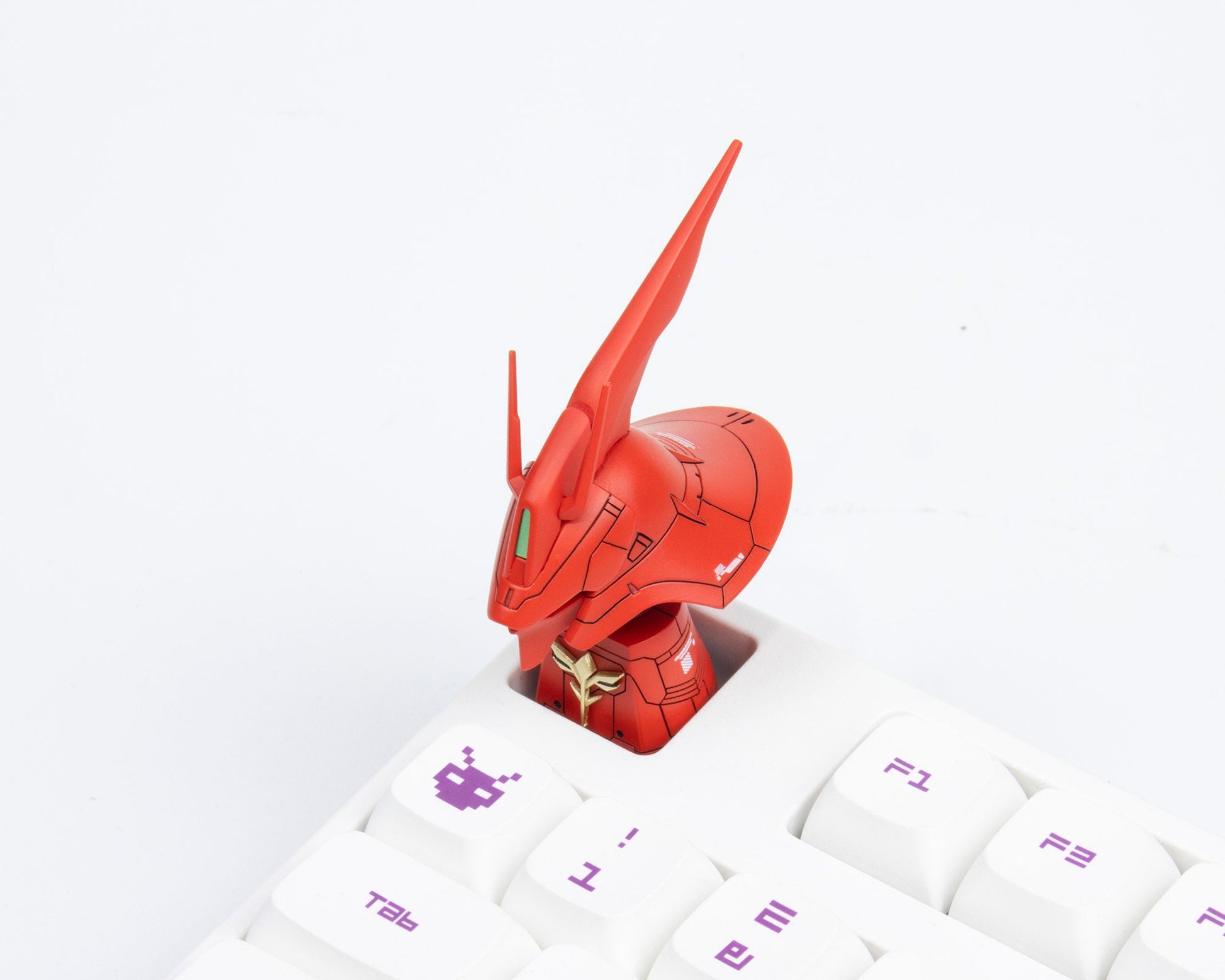 GUNDAM SAZABI model head サザビ－artisan keycaps cherry mx anime MSN-04 resin mechanical keyboard accessories