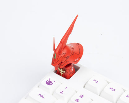 GUNDAM SAZABI model head サザビ－artisan keycaps cherry mx anime MSN-04 resin mechanical keyboard accessories