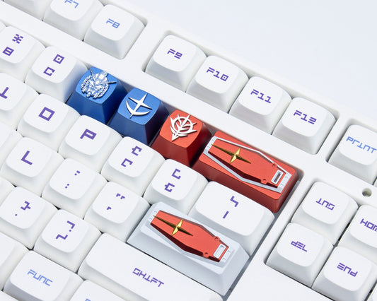 GUNDAM keycaps anime cherry mx metal key cap ESC Enter Shift 1X 1U 2.25X 2.25U keycap set mechanical keyboard key