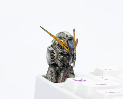 GUNDAM model RX-93 head artisan keycaps cherry mx anime ガンダム resin mechanical keyboard keycap accessories