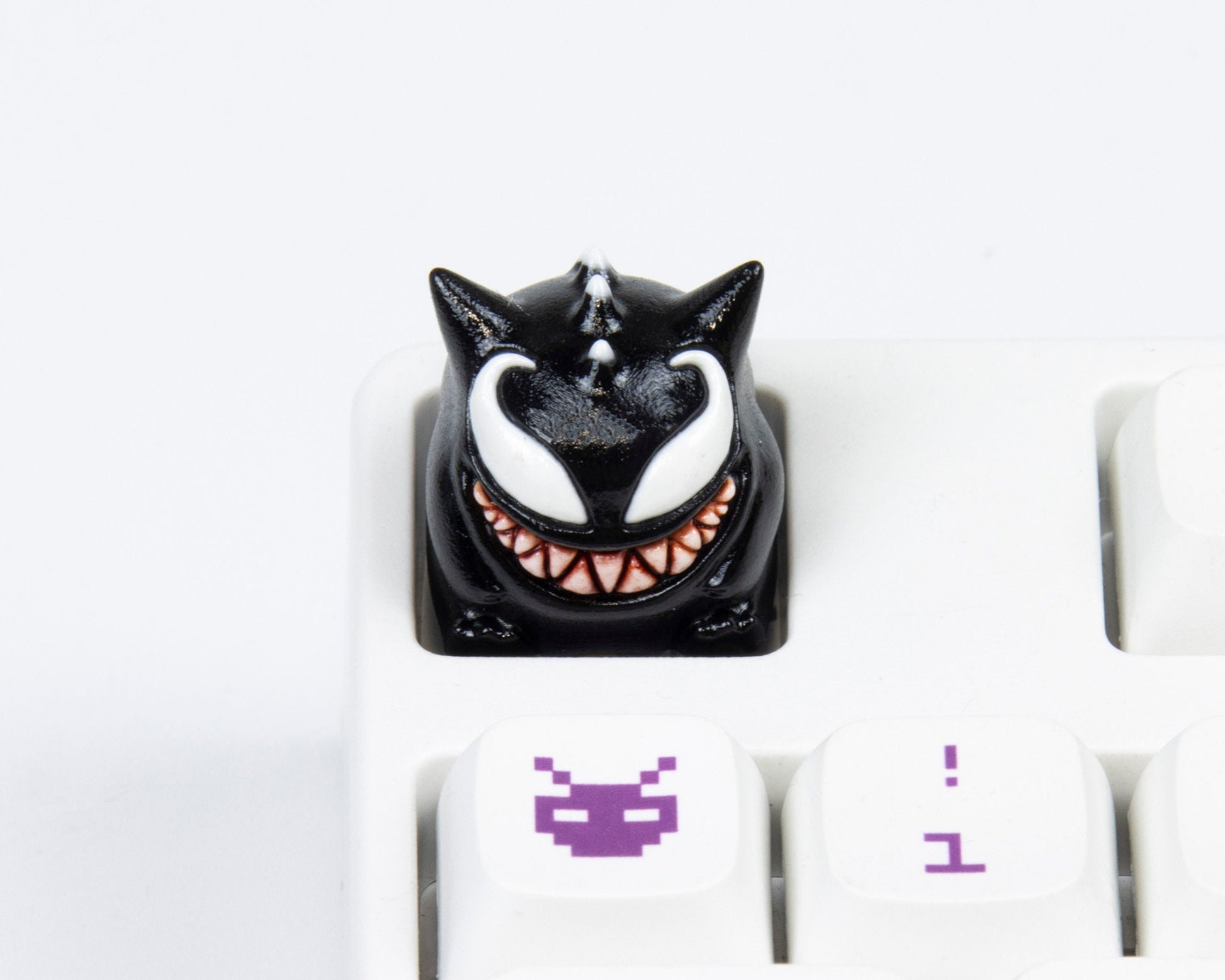 Gengar Venom black keyboard cherry mx keycap resin mechanical keyboard keycaps