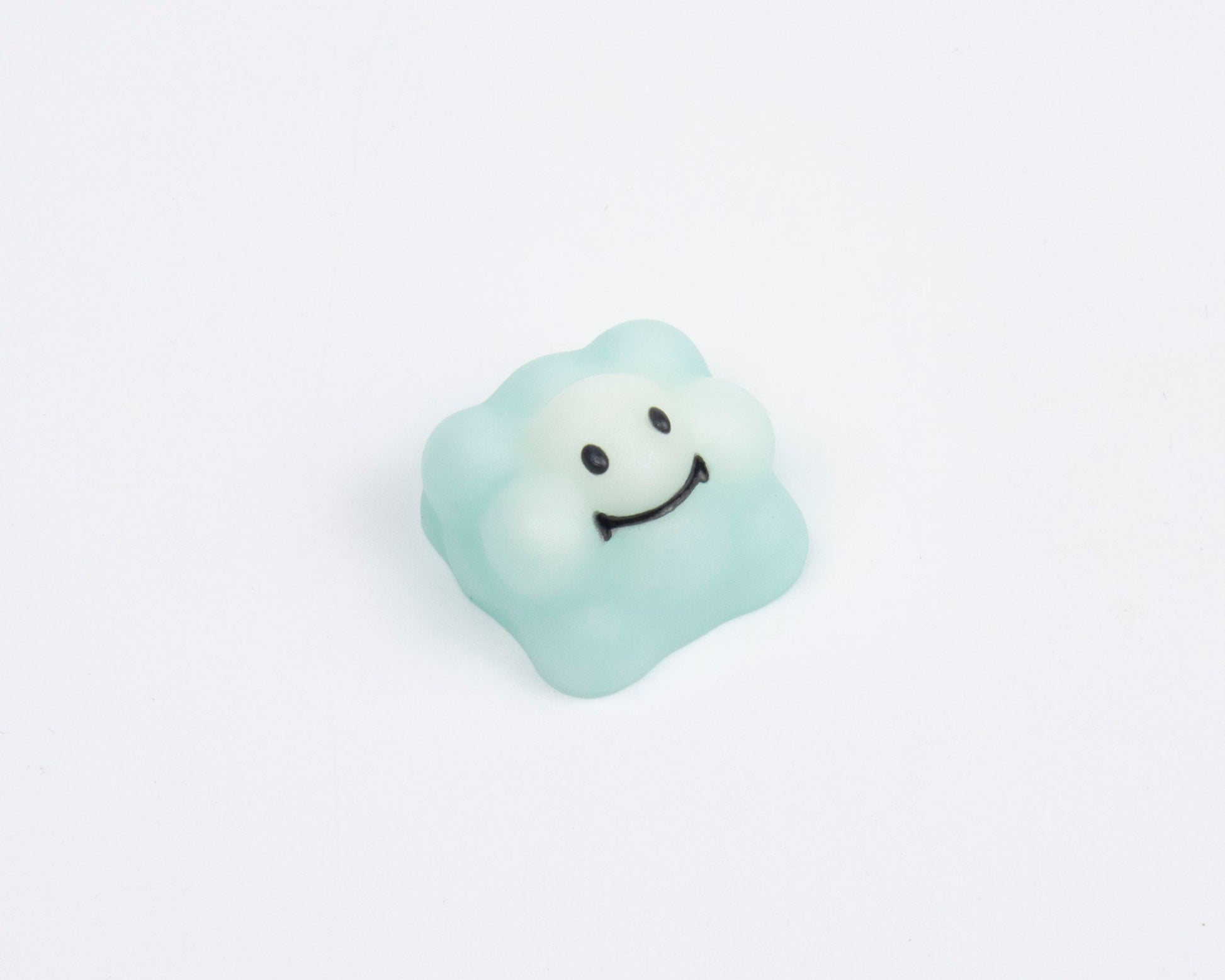 Smile clouds keyboard keycaps cherry mx resin 1u esc multi color keycap cute mechanical keyboard gift