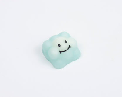 Smile clouds keyboard keycaps cherry mx resin 1u esc multi color keycap cute mechanical keyboard gift
