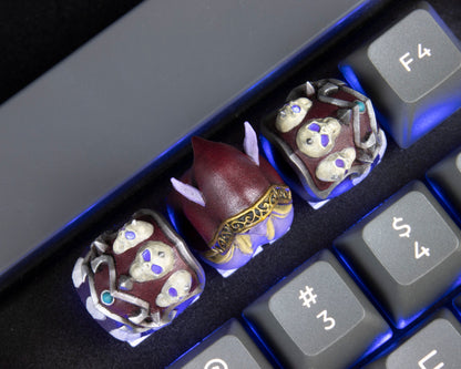 Sylvanas Windrunner artisankeycaps cherry mx keycap resin gaming handmade mechanical keyboard