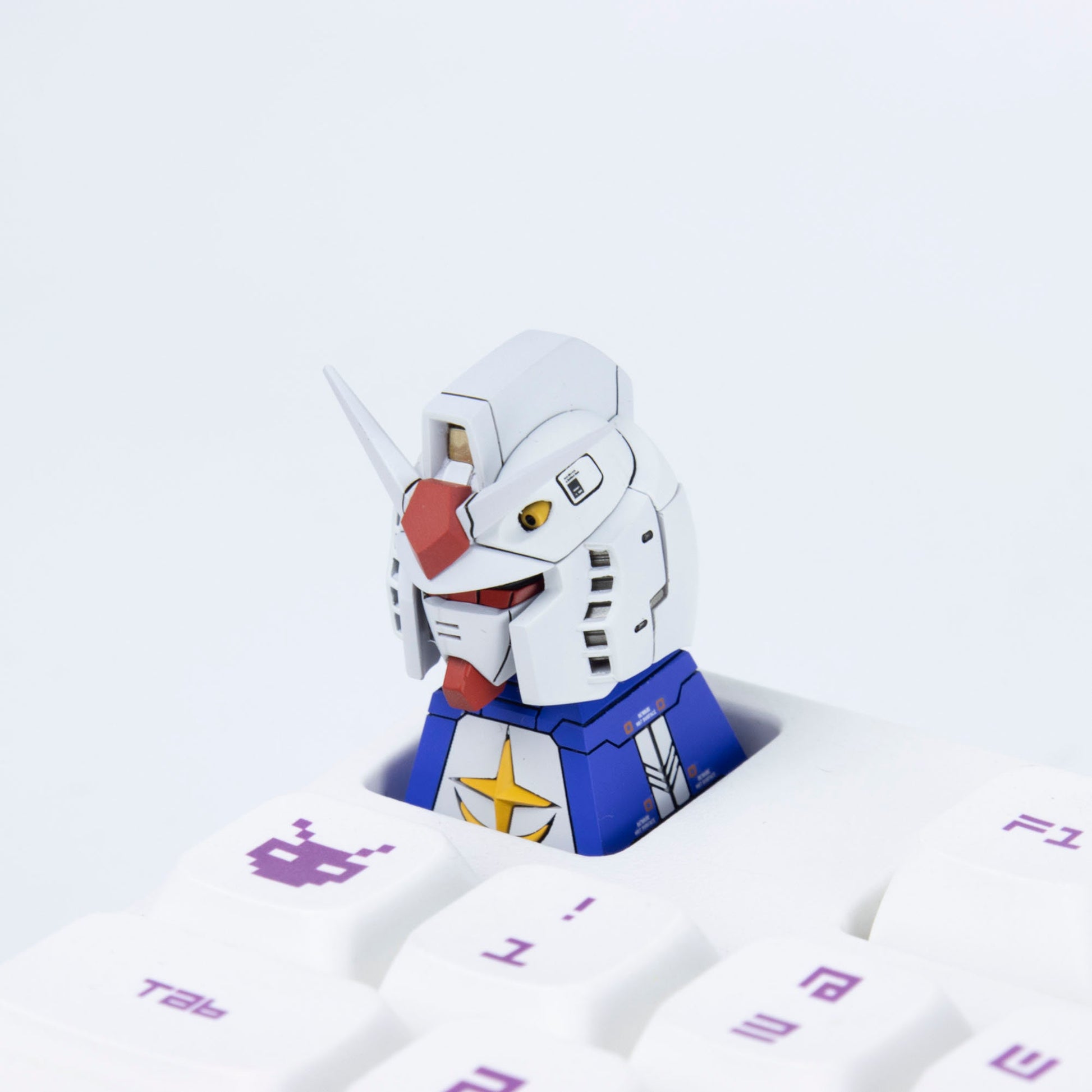 RX 78 Gundam artisan keycap resin cherry mx anime keycaps mechanical keyboard accessories