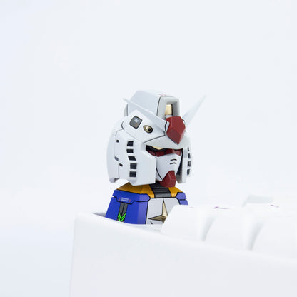 RX 78 Gundam artisan keycap resin cherry mx anime keycaps mechanical keyboard accessories