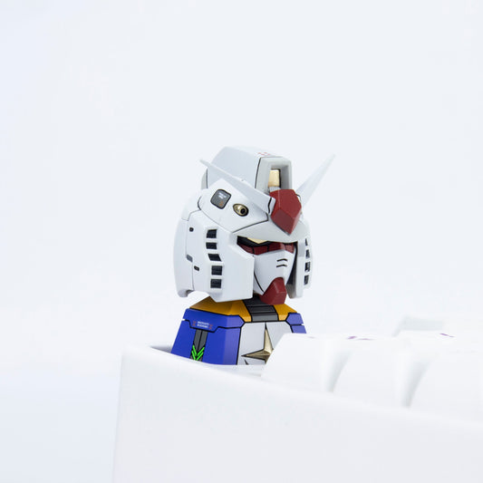 RX 78 Gundam artisan keycap resin cherry mx anime keycaps mechanical keyboard accessories