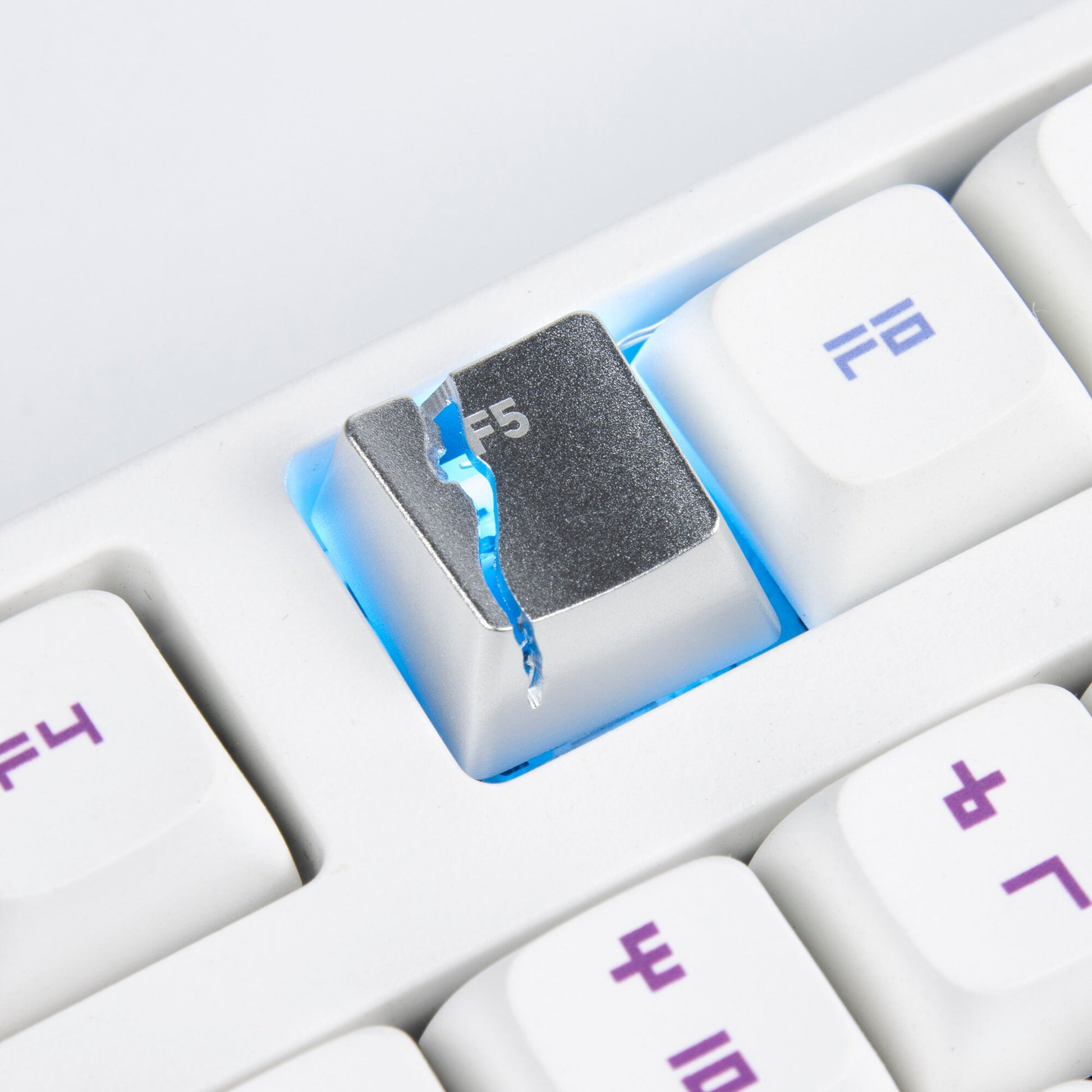 F5 Titanium alloy artisan keycaps cute cherry mx mechanical keyboard key caps