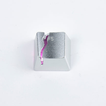 F5 Titanium alloy artisan keycaps cute cherry mx mechanical keyboard key caps