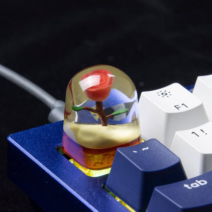 Le Petit Prince artisan keycaps cherry mx anime rose movie elephant mechanical keyboard