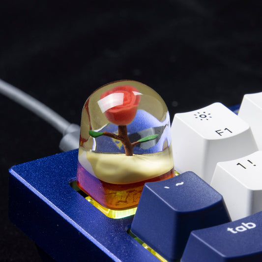 Le Petit Prince artisan keycaps cherry mx anime rose movie elephant mechanical keyboard