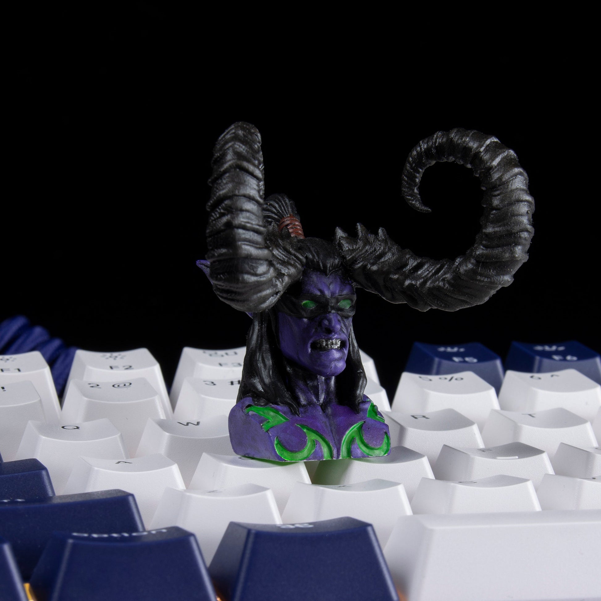 Warcraft Illidan resin keyboard resin keycaps cherry mx mechanical keyboard accessories