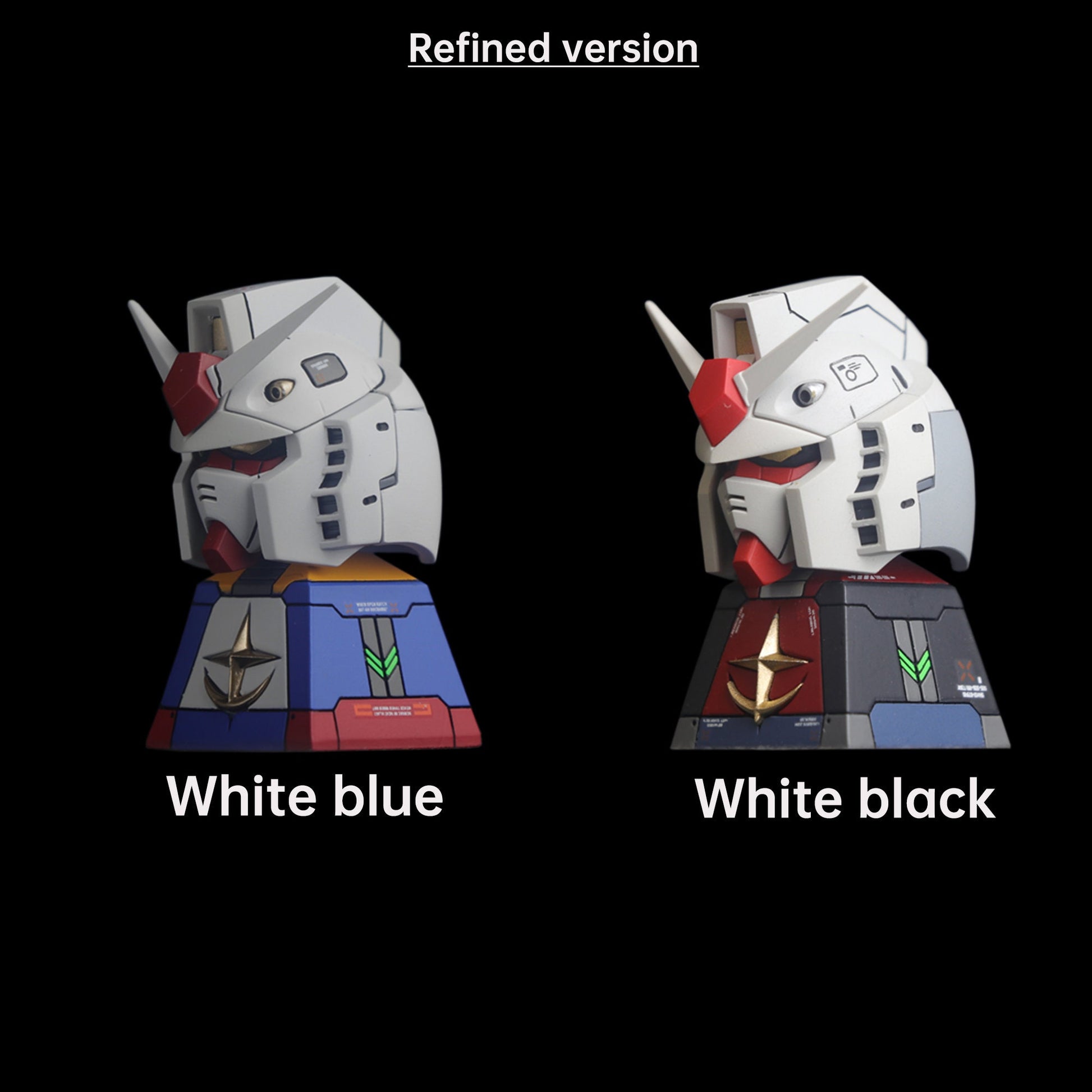 RX 78 Gundam artisan keycap resin cherry mx anime keycaps mechanical keyboard accessories
