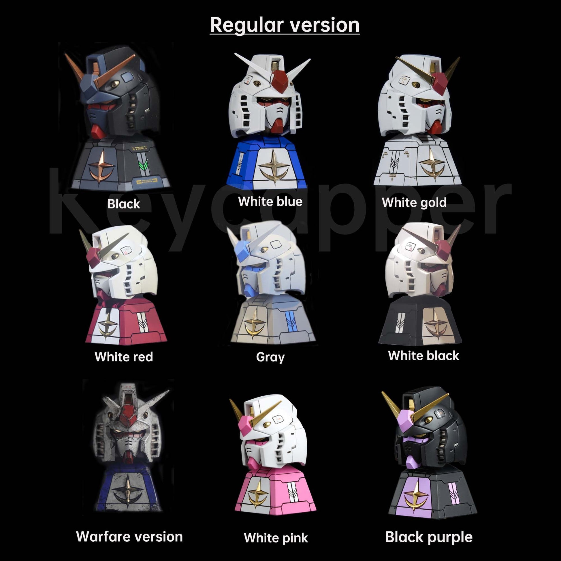 RX 78 Gundam artisan keycap resin cherry mx anime keycaps mechanical keyboard accessories