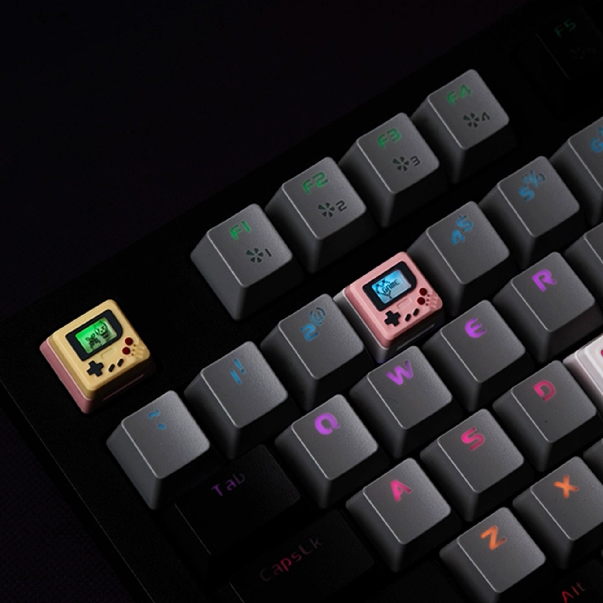 Gameboy style ABS keycap cherr mx keyboard keycaps